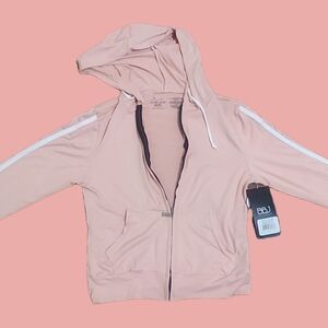 BBJ Los Ageles Blush Hoodie with Contrast Trim